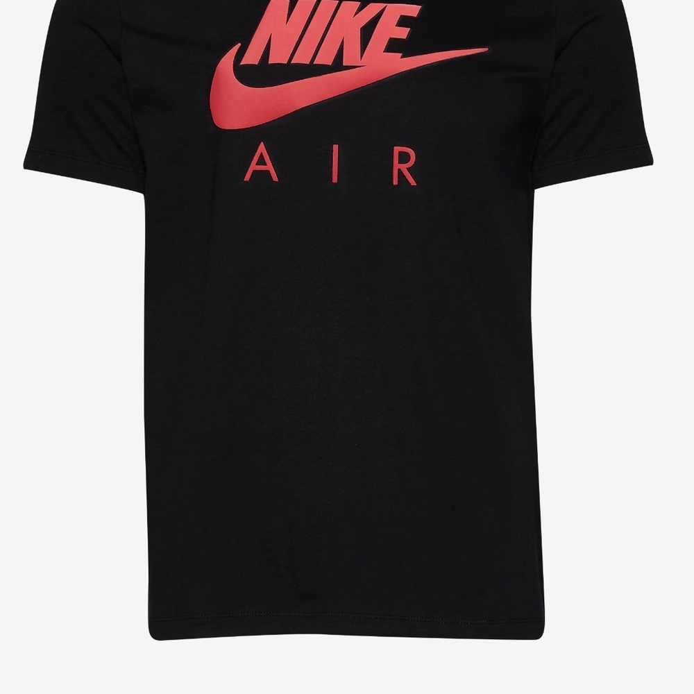 Nike Black and Red Short Sleeve Tee